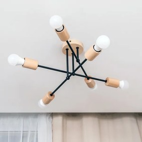 Lustră aplicată CAMBRIDGE 6xE27/15W/230V, pin