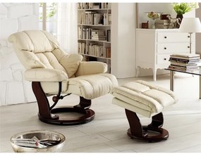 Fotoliu reclinabil HABI crem/nuc