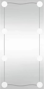 vidaXL Oglindă de perete cu lumini LED 30x60 cm sticlă dreptunghiular