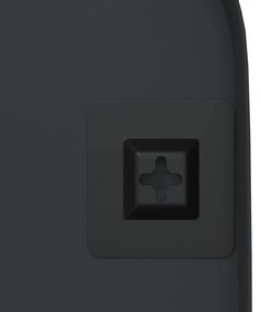 Oglinda de perete, negru, 45x100 cm, ovala 1, Negru, 45 x 100 cm