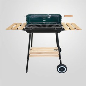 Grătar cu cărbune dreptunghiular cu role MIR244