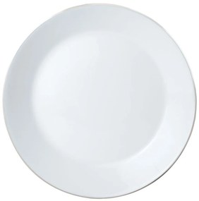 Set farfurii 18 piese alb cu detalii argintii Kinghoff KH1877