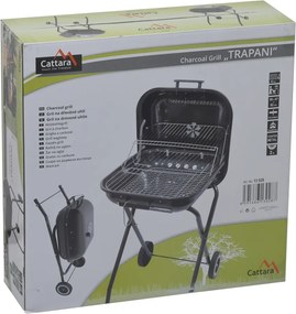 Grătar dreptunghiular pe cărbuni Cattar Trapani, 43 x 40 cm