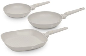 RESIGILAT - Set 3 tigai Sahara Collection Berlinger Haus BH 8079, antaiderente, strat titan, crem