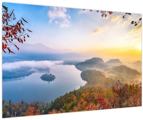 Tablou - Lacul Bled (90x60 cm)
