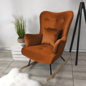 Fotoliu balansoar în stil scandinav Aria (Magic Velvet 2213). 1059395
