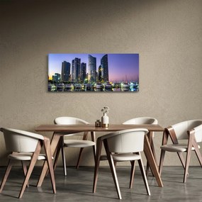 Tablou cu iahturi și zârie-norii (120x50 cm)