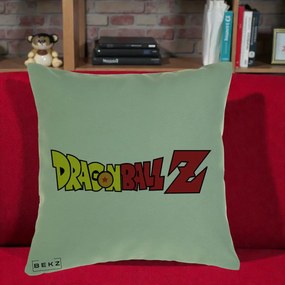 Perna Personalizata Dragon Ball Z Clasic, 40x40 cm, Verde, Husa Detasabila, Perna Inclusa, BEKZ®