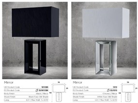 Veioza / Lampa de masa decorativa design elegant Mirror EU1610 SRT