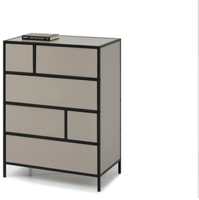 Comodă Soren Kom (bej + negru). Promo -23%. 1110762