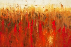 Tablou cu abstracție pictată (90x60 cm)