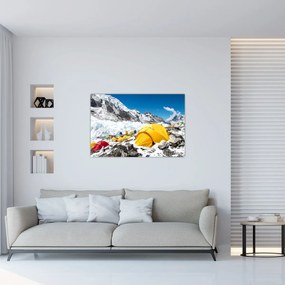 Tablou - Camping la munte (90x60 cm)