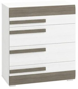 Blanco 08 (Comoda) Snowy Pine/ Mdf New Grey&