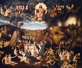 Bosch, Hieronymus - Artă imprimată The Last Judgment, 1506-1508, (40 x 35 cm)