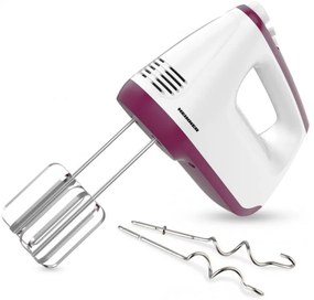 Heinner HM-400BG - Mixer de mână 400W/230V alb/violet