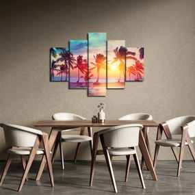 Tablou - Apus de soare tropical (150x105 cm)