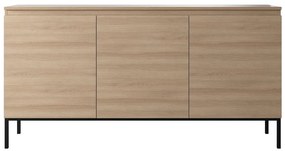 Dulap Bennasi B3  (stejar linberg + negru). 1099041