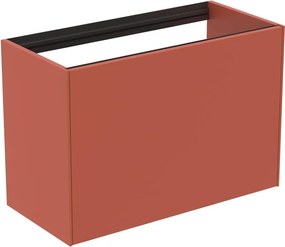 Dulap baza suspendat Ideal Standard Atelier Conca 1 sertar 80 rosu - oranj mat