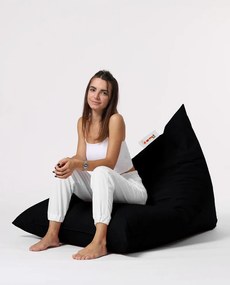 Fotoliu puf pentru grădină Pyramid Big Bed Pouf - Black