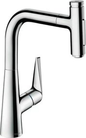 Baterie bucatarie cu dus extractibil Hansgrohe Talis M51 220 cu 2 jeturi