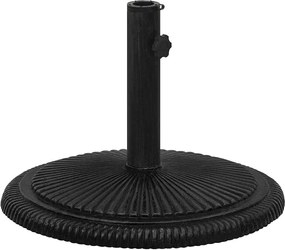 vidaXL Bază de umbrelă, negru, 45x45x30, fontă