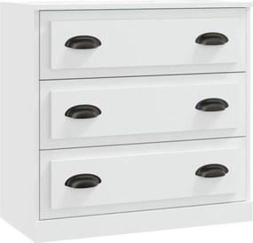 vidaXL Servantă, alb, 70x35,5x67,5 cm, lemn prelucrat