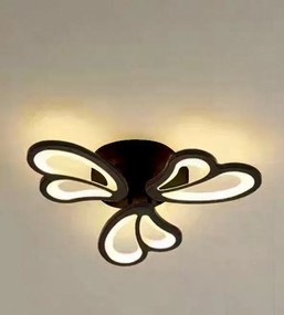 Lustra LED G3314-3 BK – 98W, cu telecomanda, 3 temperaturi de culoare