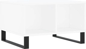 vidaXL Măsuță de cafea, alb, 60x50x36,5 cm, lemn compozit