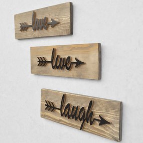 Decorație de perete din lemn AA086