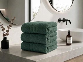 Prosop de maini Classic 50 x 100 cm verde Inchis, 100% bumbac