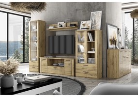 Măsuță TV DORSI 2D1S/180, stejar Navarra