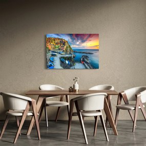 Tablou - Satul mediteranean (90x60 cm)