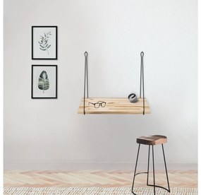 Raft Nusoma 1 (negru + lemn) . 1096007
