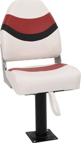 vidaXL Set cu scaun pentru barcă, pliabil, 2 piese, spătar înalt