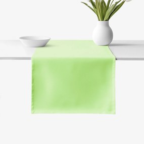 Goldea napron de masă 100% bumbac - verde de primăvară 35x140 cm