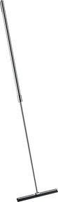 Racleta pentru sticla cu maner telescopic Omnires Uni finisaj crom lucios 30 cm