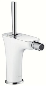 Baterie bideu Hansgrohe PuraVida alb - crom