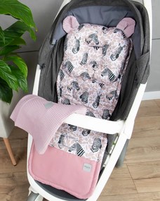 Baby Nellys 2-dílná set carucior Vafe + bumbac PREMIUM, Coaste