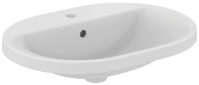 Lavoar incastrat Ideal Standard Connect 62 cm alb lucios