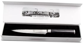 Cutit feliat otel Damask HRC 60 Konstanz, Carl Schmidt Sohn,  18 cm, maner negru 071257