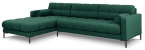 Colțar cu extensie pe partea stângă Cosmopolitan Design Bali, verde