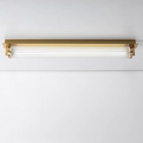 Aplica de perete LED smart cu telecomanda COMO alama periata