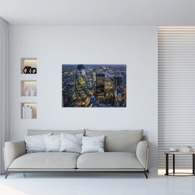 Tablou - Panorama de seară a Londrei (90x60 cm)