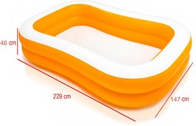 Piscină gonflabilă 2,29 x 1,47 x 0,46 cm
