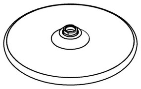 GROHE 26815000 - Cap de duș VITALIO START O 250 mm, crom lucios