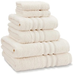 Prosoape de baie crem 6 buc. din bumbac din frotir Zero Twist – Catherine Lansfield
