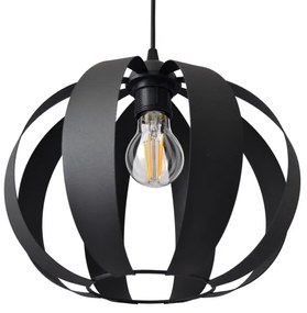 Lustră pe cablu NEWTON 1xE27/15W/230V neagră