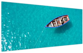 Tablou - Barcă de pescuit tradițională (120x50 cm)