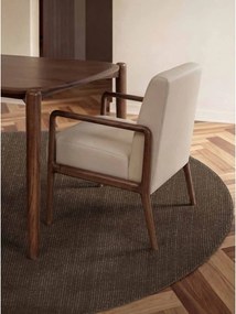 Covor maro țesut manual rotund din lână ø 160 cm Greenwich – Ted Baker