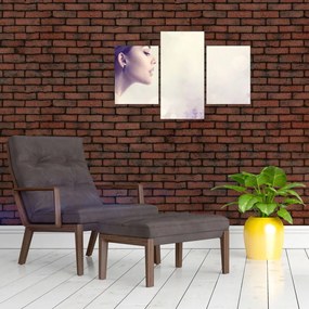 Tablou - Femeia cu lavandă (90x60 cm)